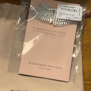 NWT Mignonne Gavigan Mini Pearl Madeline Earrings